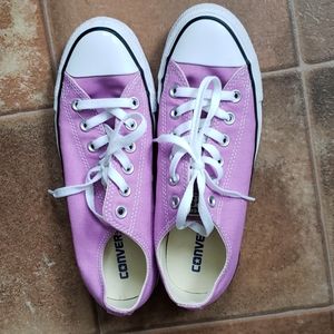 WORN ONCE Purple Converse
